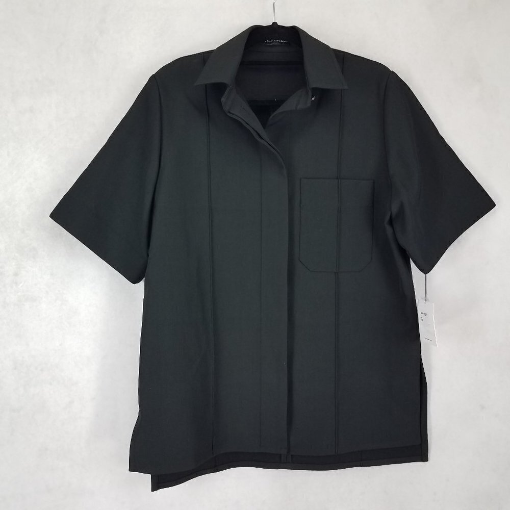 NEW KWAIDAN EDITIONS Women's France 40 US 8 Oversized Heavyweight longline shirt